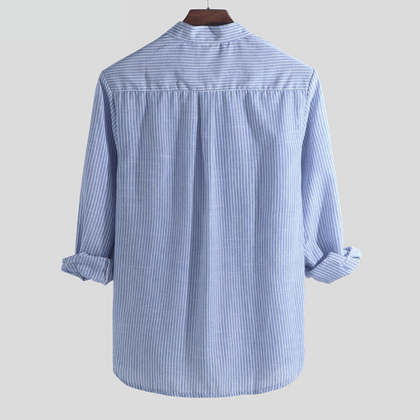 Men's Summer Long Sleeve Cotton Shirt
