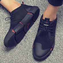 Load image into Gallery viewer, BLACK MEN&#39;S CASUAL SNEAKERS
