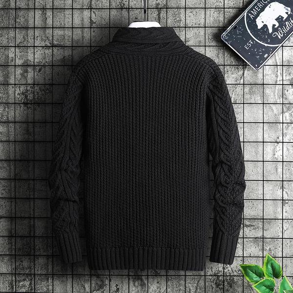 MEN'S HIGH-NECKED SWEATER