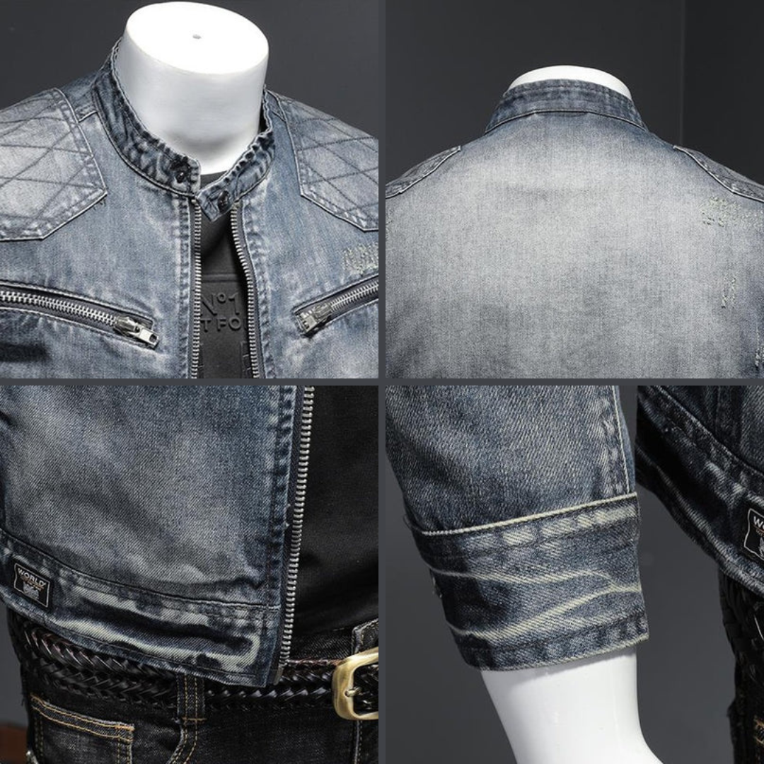 Insulated denim jacket