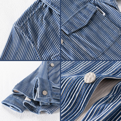 Striped Corduroy shirt