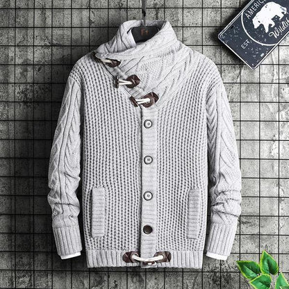 MEN'S HIGH-NECKED SWEATER