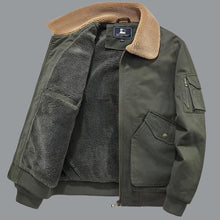 Load image into Gallery viewer, Winter warm jacket with fur collar

