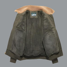 Load image into Gallery viewer, Winter warm jacket with fur collar
