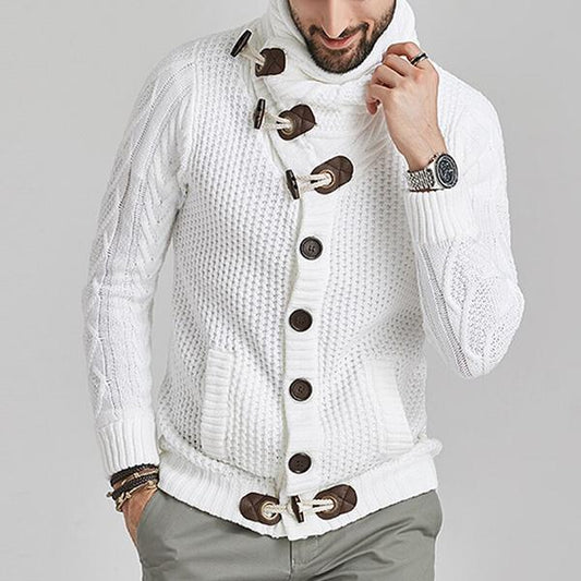 MEN'S HIGH-NECKED SWEATER