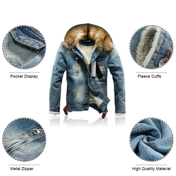 Denim casual jacket