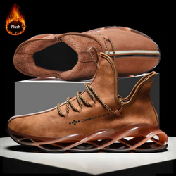 Men's Leather Warm Sneakers