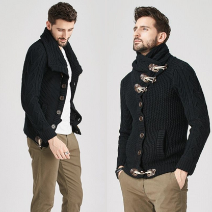 MEN'S HIGH-NECKED SWEATER