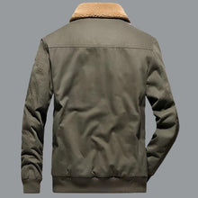 Load image into Gallery viewer, Winter warm jacket with fur collar
