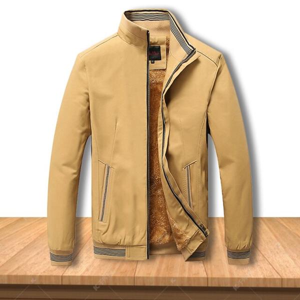 MEN’S CASUAL BOMBER JACKET