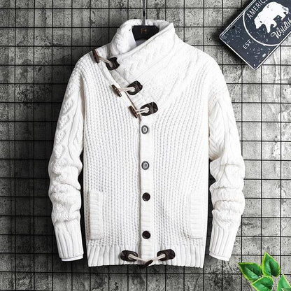 MEN'S HIGH-NECKED SWEATER