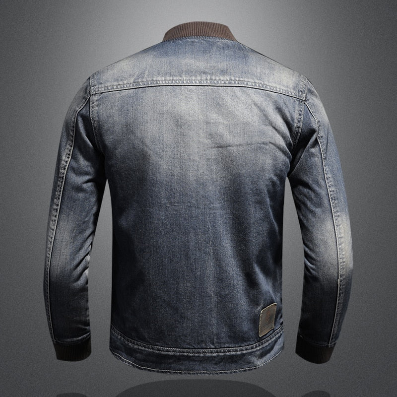 Insulated denim jacket