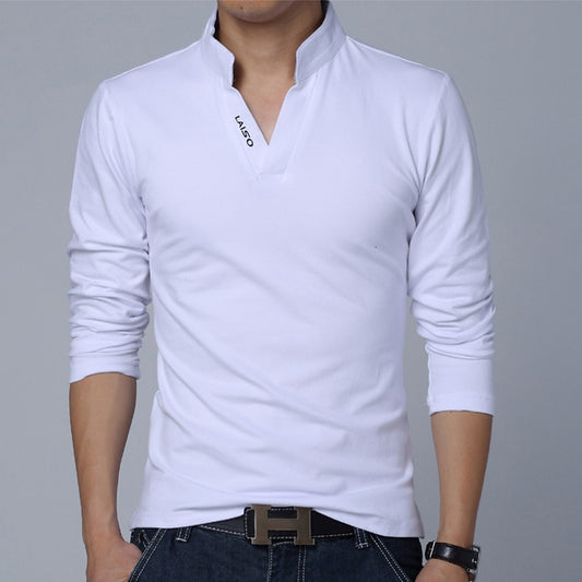 Cotton T-shirt with long sleeves