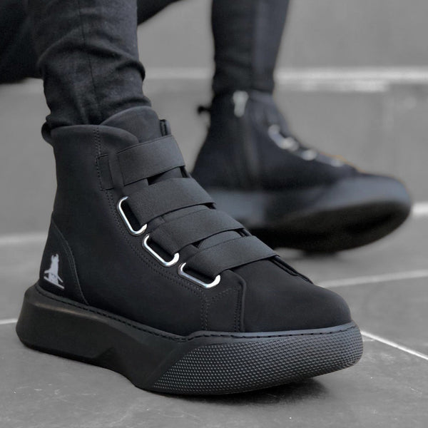 High-soled sneakers