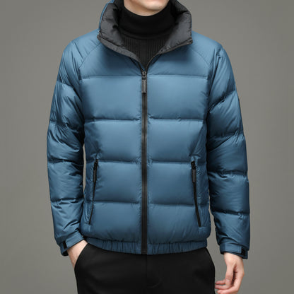 Men's plain down jacket