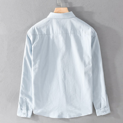 Cotton shirt with embroidery