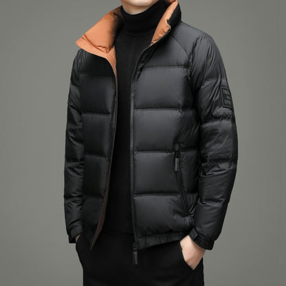 Men's plain down jacket