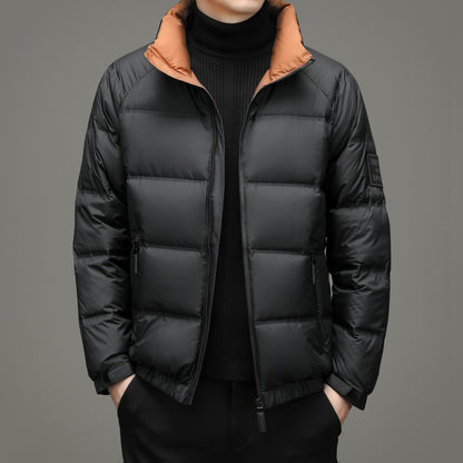 Men's plain down jacket