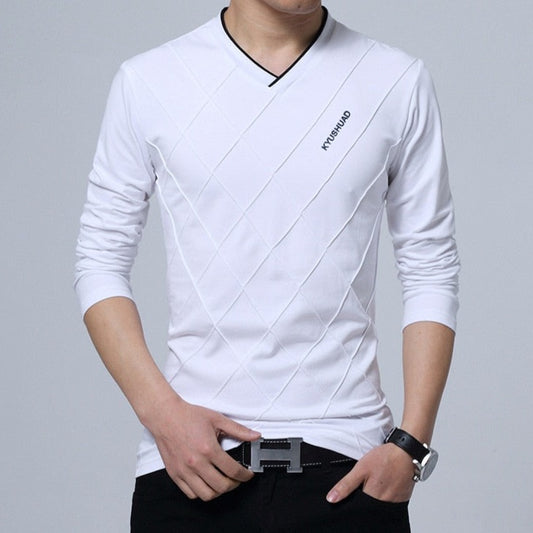 Cotton T-shirt with long sleeves