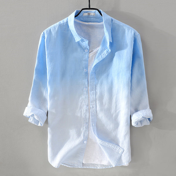 Gradient Linen Shirt