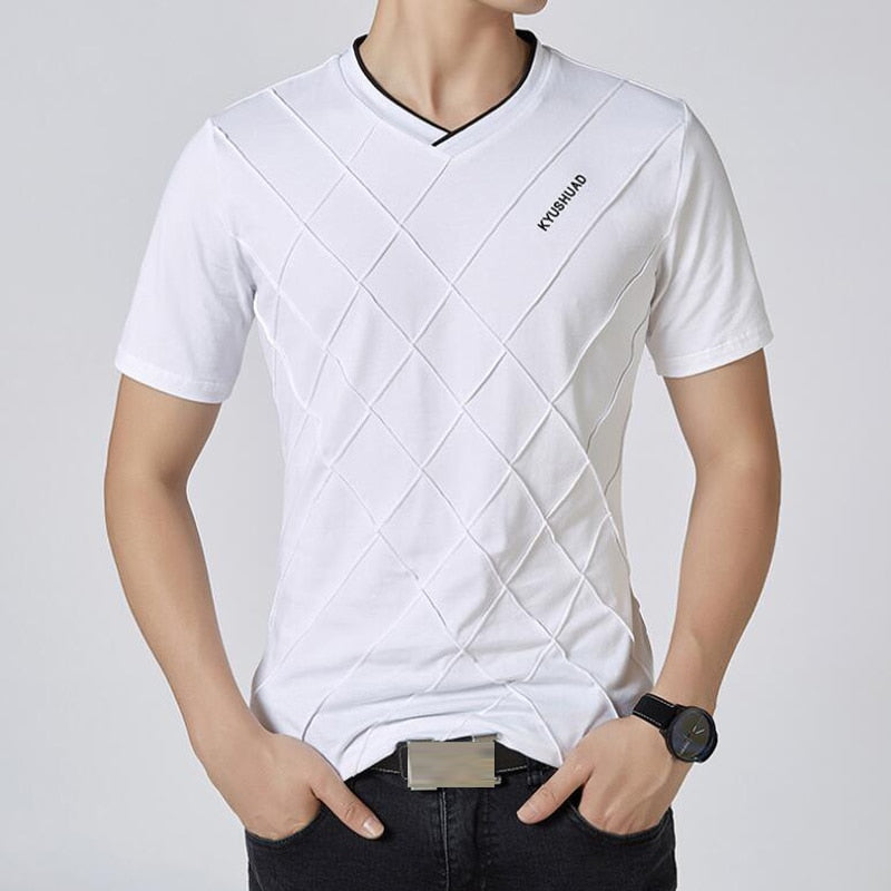 Cotton T-shirt with short sleeves