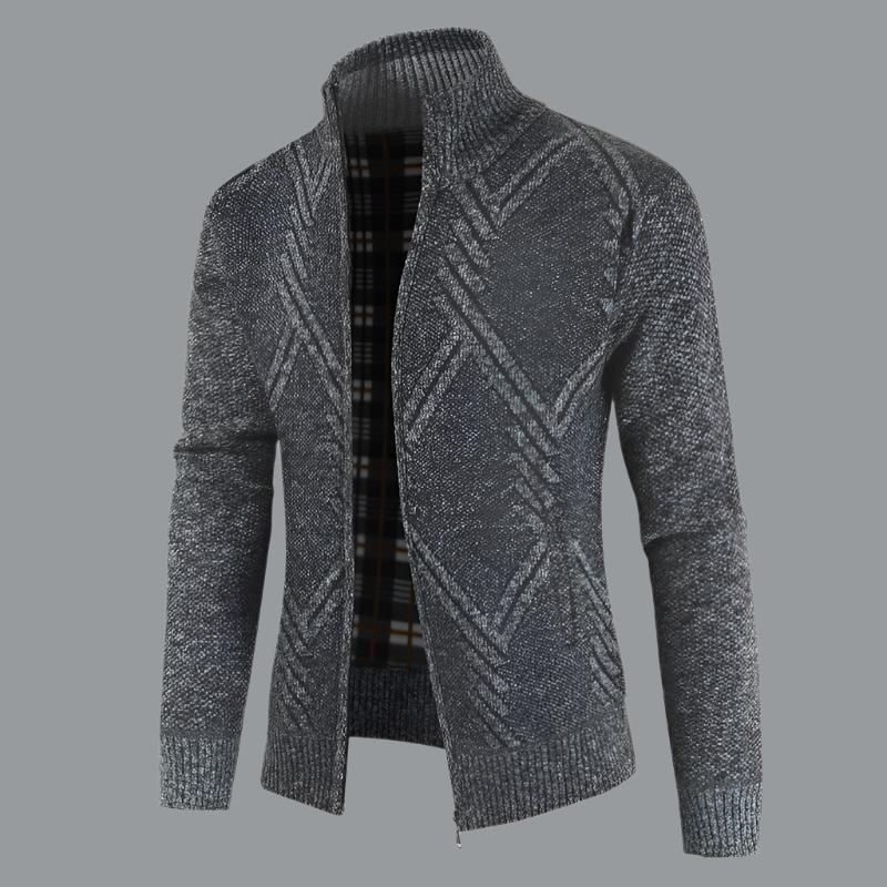 Men's zip-up Cardigan