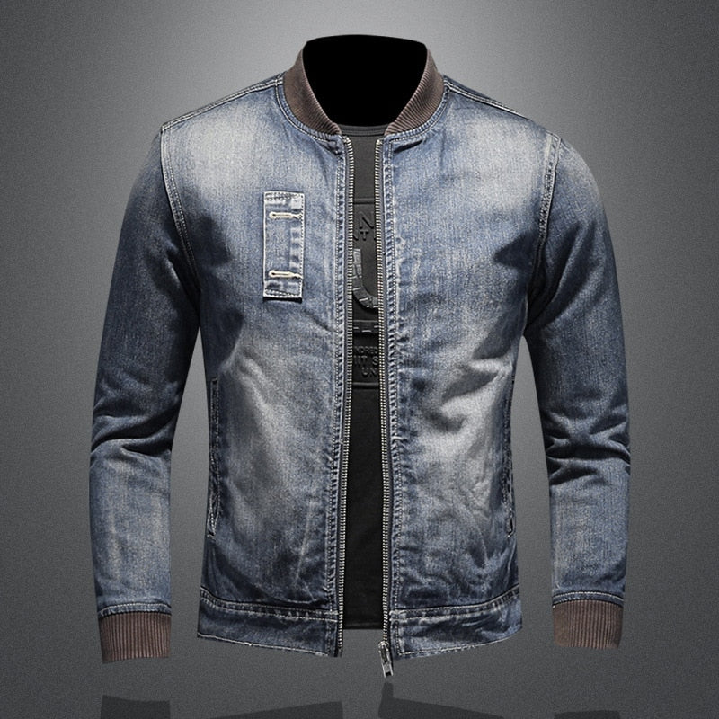 Insulated denim jacket