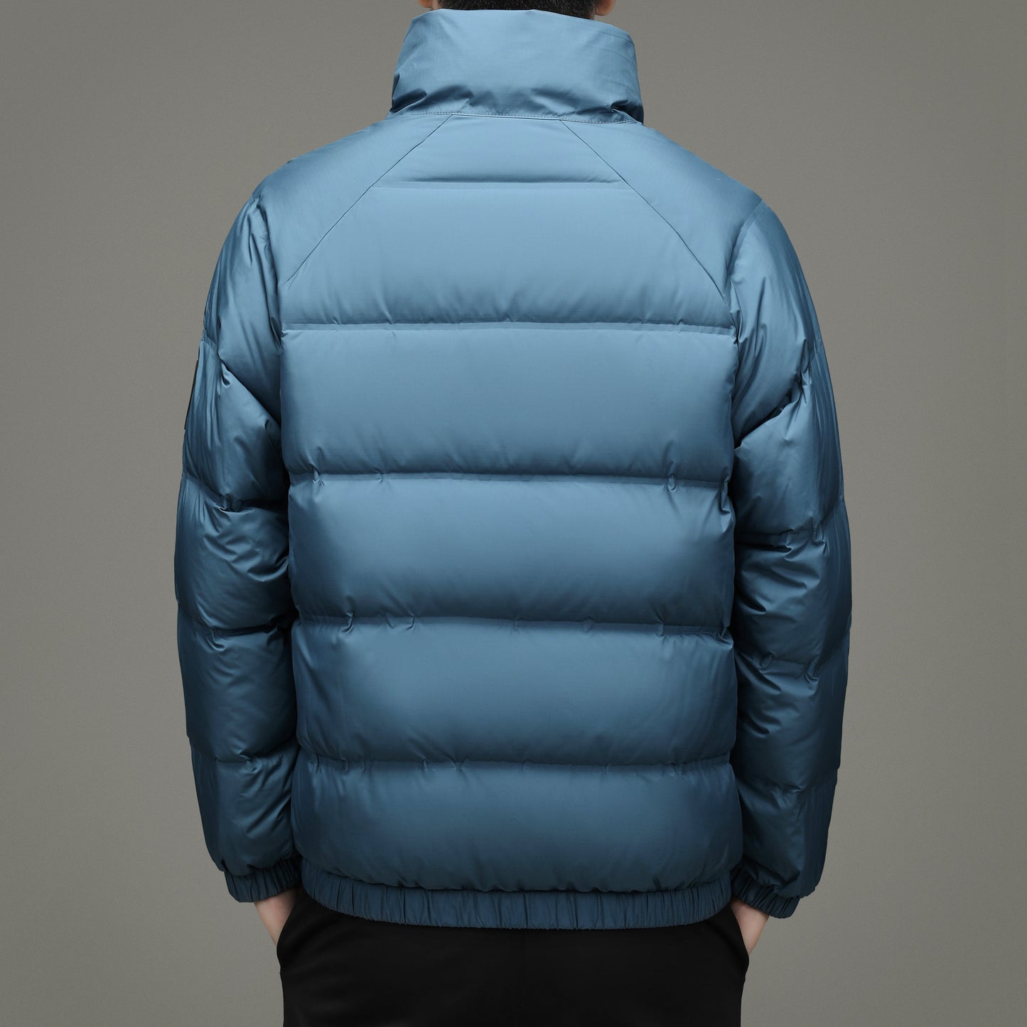 Men's plain down jacket