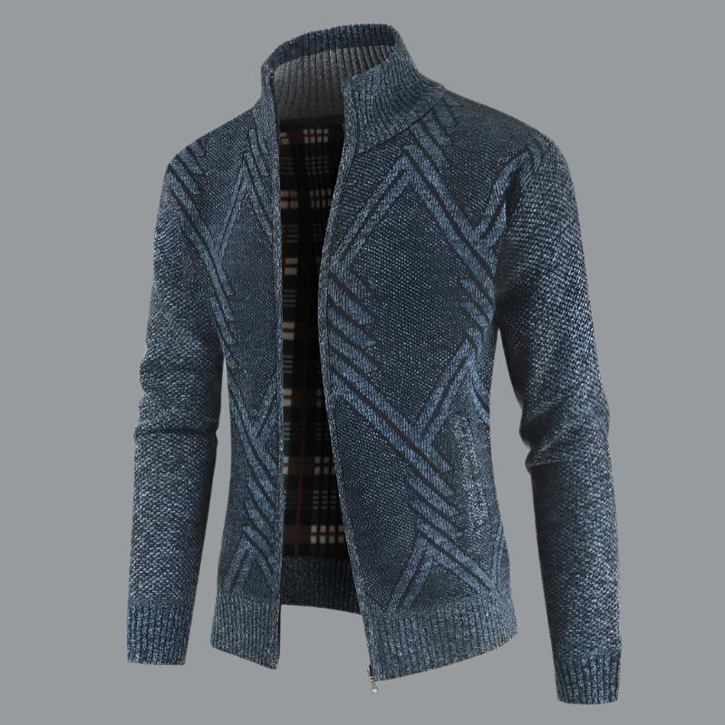 Men's zip-up Cardigan