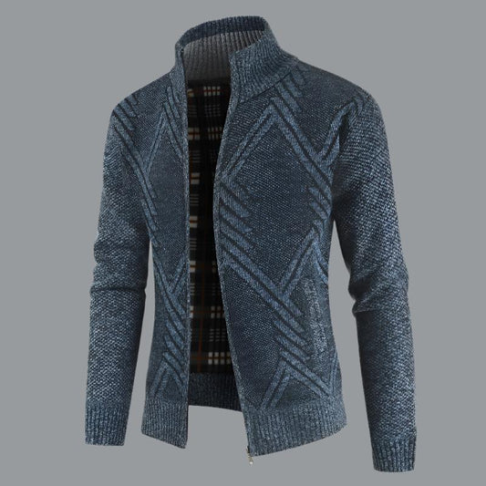 Men's zip-up Cardigan