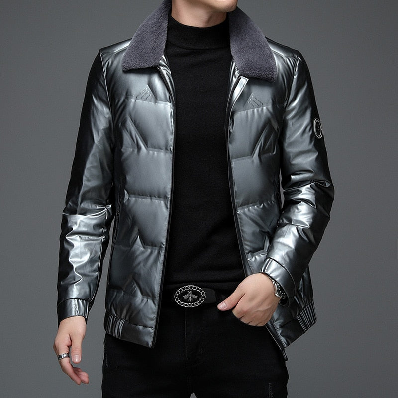 Stylish men's insulated jacket