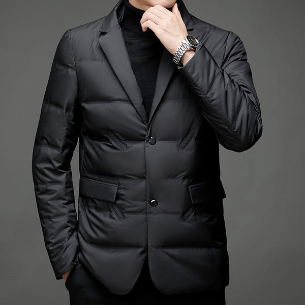 Fashionable insulated men's blazer