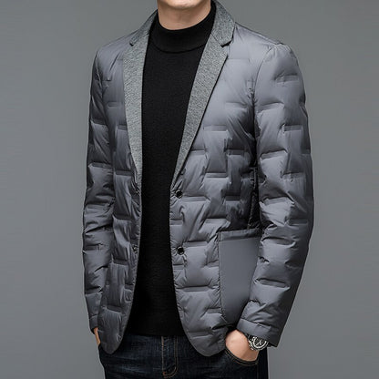 Elegant insulated men's blazer