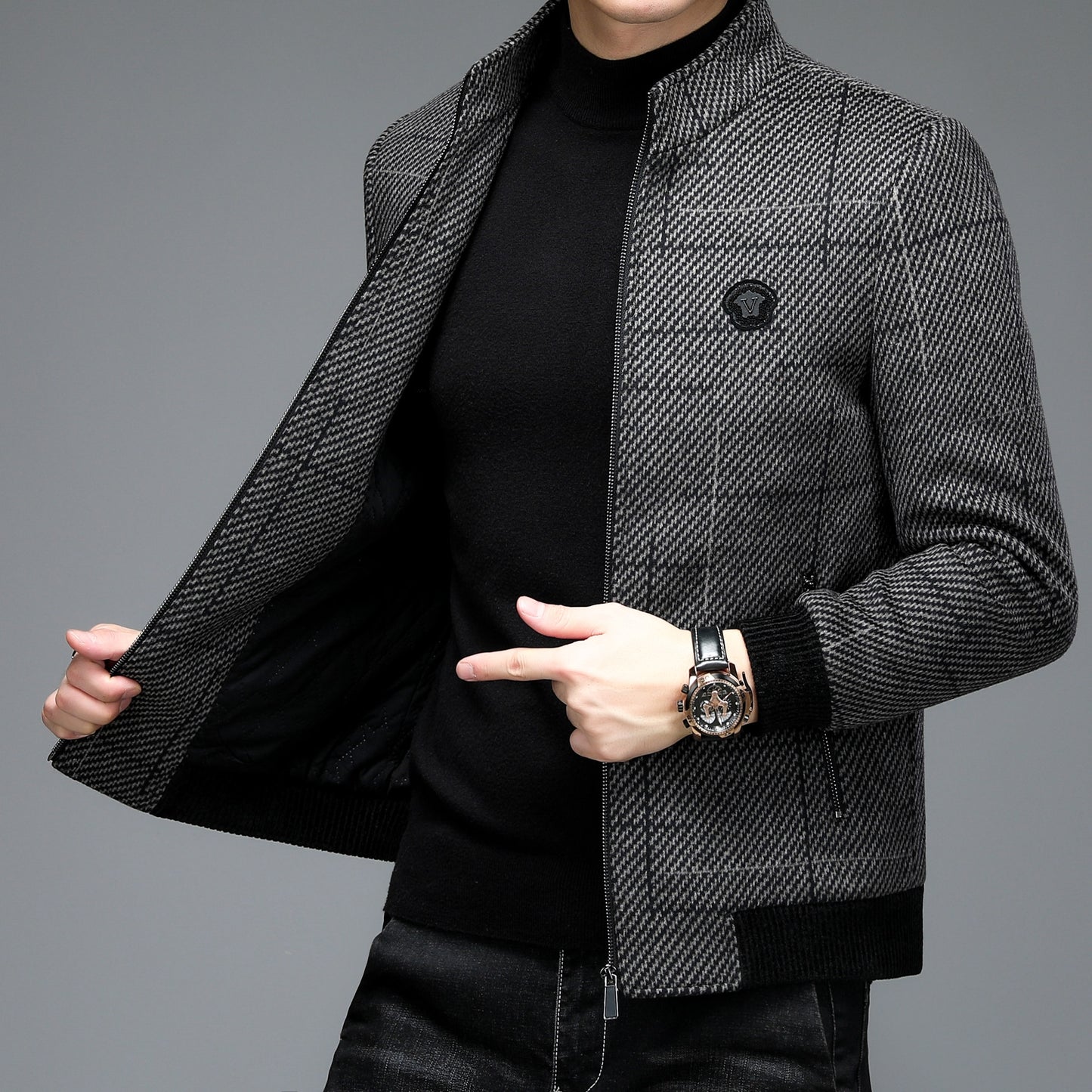 Men's stylish short coat