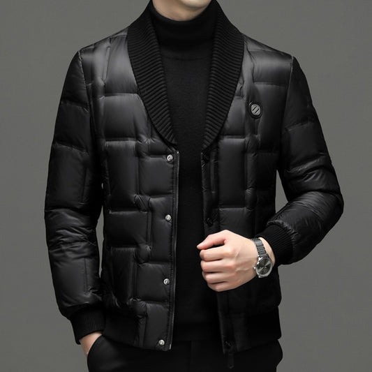 Elegant men's insulated jacket