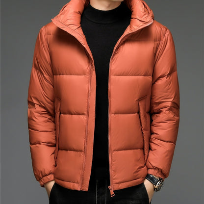 Men's insulated jacket with hood