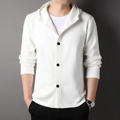 STYLISH MEN'S CARDIGAN WITH HOOD