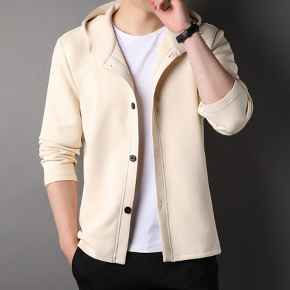 STYLISH MEN'S CARDIGAN WITH HOOD