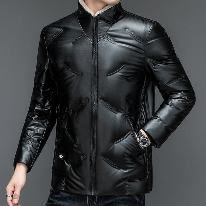 Luxury insulated men's jacket