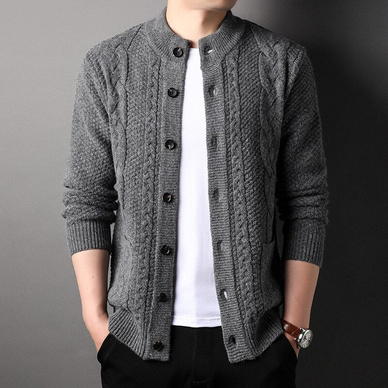 Men's Knitted Cardigan