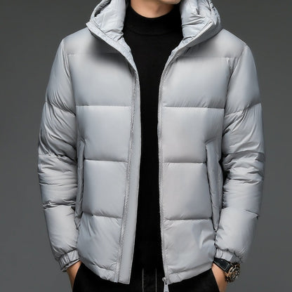 Men's insulated jacket with hood