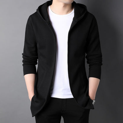 Stylish Men's Cardigan with Hood