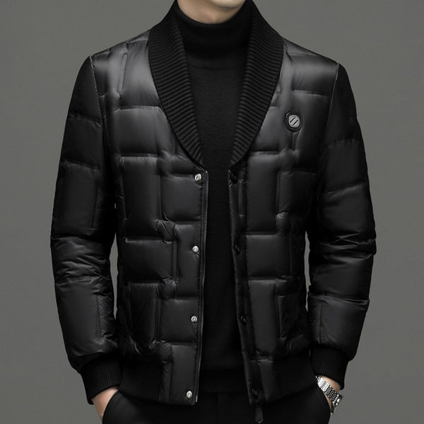 Elegant men's insulated jacket