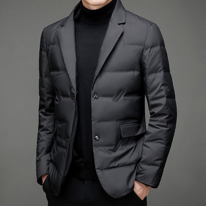 Fashionable insulated men's blazer