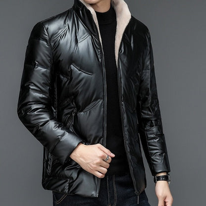 Luxury insulated men's jacket