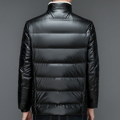 Luxury insulated men's jacket