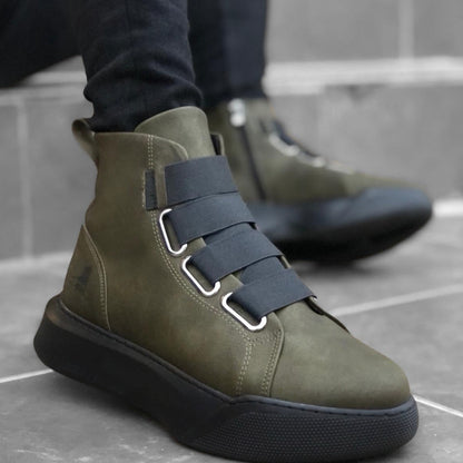 High-soled sneakers