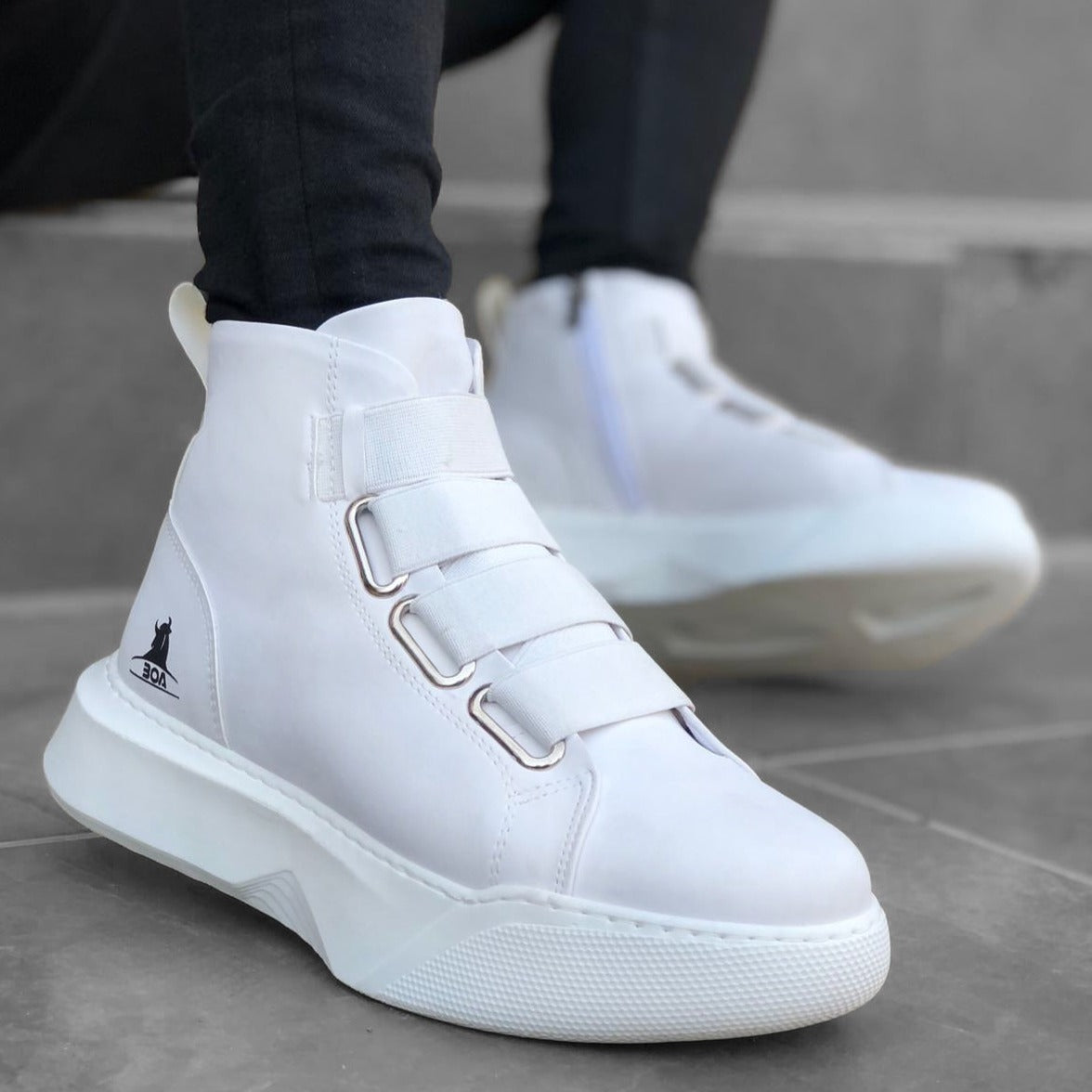 High-soled sneakers