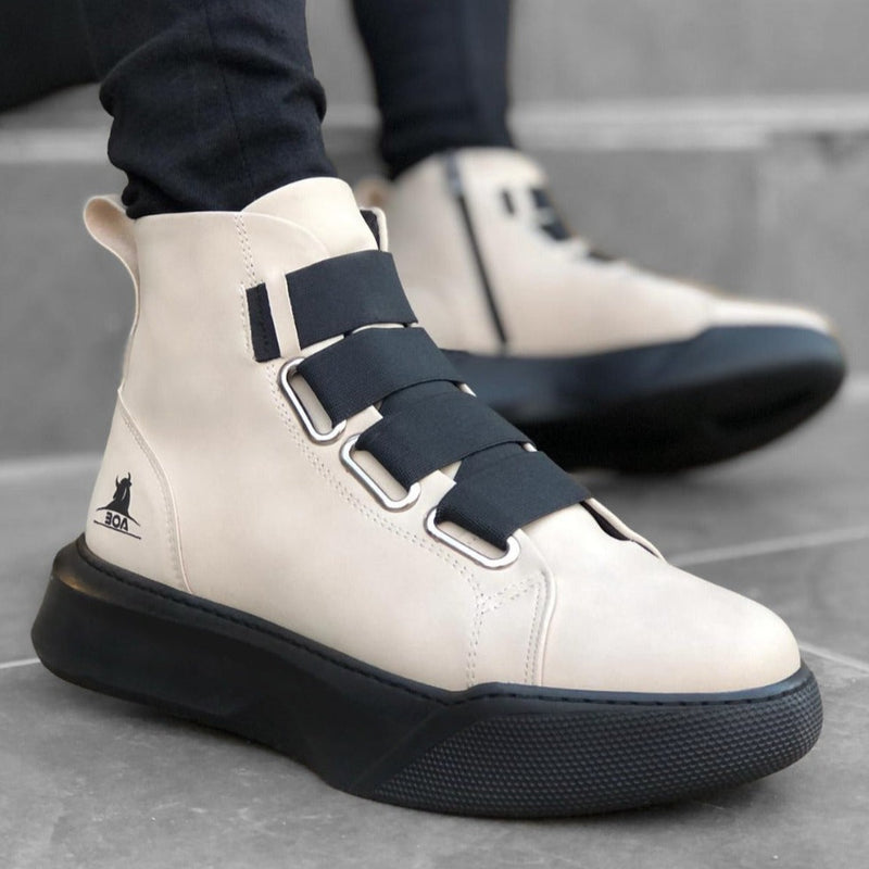 High-soled sneakers