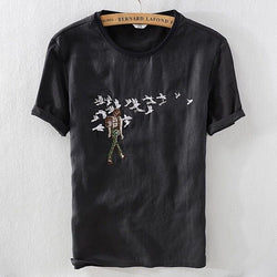 men's t-shirt with embroidery